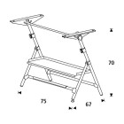 Materiais Belas Artes - Mesa de desenho semi-profissional ajustável com molas e bandeja, 65x90 cm. | totenart.com
