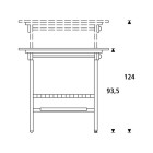 Materiais Belas Artes - Mesa de desenho semi-profissional ajustável com molas e bandeja, 75x100 cm. | totenart.com