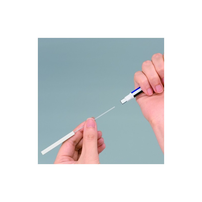 Materiais Belas Artes - Tombow MONO ZERO Borracha de precisão, ponta retangular 2,5 x 5 mm. branco/azul/preto | totenart.com