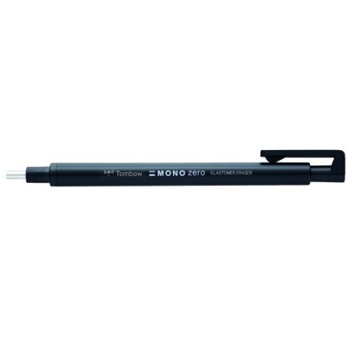 Materiais Belas Artes - Tombow MONO ZERO Borracha de precisão, ponta redonda 2,3 mm. preto | totenart.com
