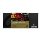 Materiais Belas Artes - Caixa de metal com 24 aquarelas Rembrandt | totenart.com\n