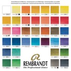 Materiais Belas Artes - Caixa de metal com 24 aquarelas Rembrandt | totenart.com\n