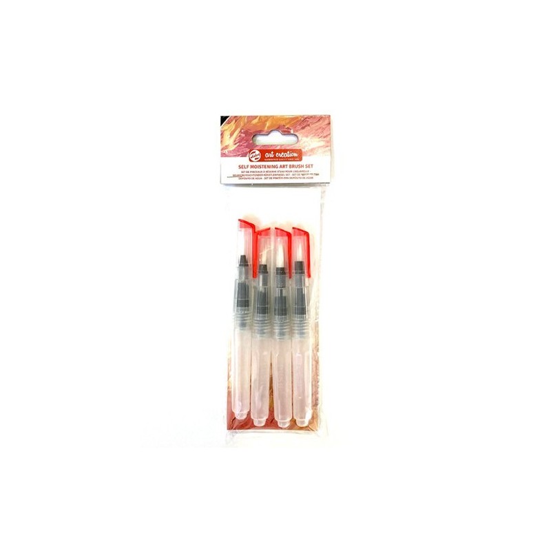 Materiais Belas Artes - Conjunto de 4 pincéis recarregáveis Art Creation, Talens | totenart.com