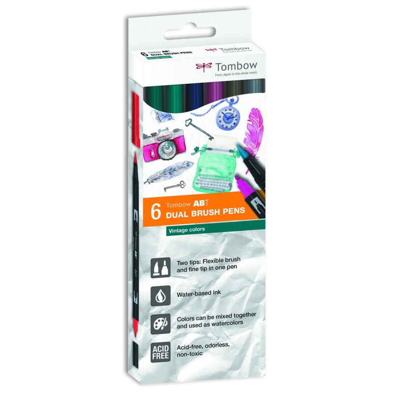 Marcador Tombow Peach dual brush pen