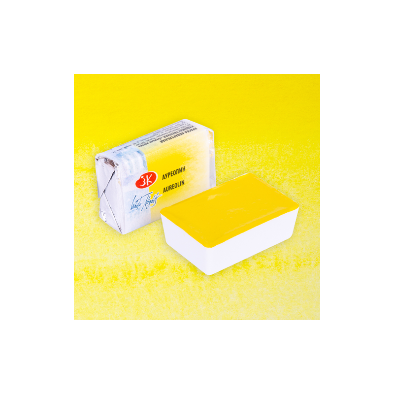 Materiais Belas Artes - Aquarelas White Nights em godet\n Aureolin 253 | totenart.com