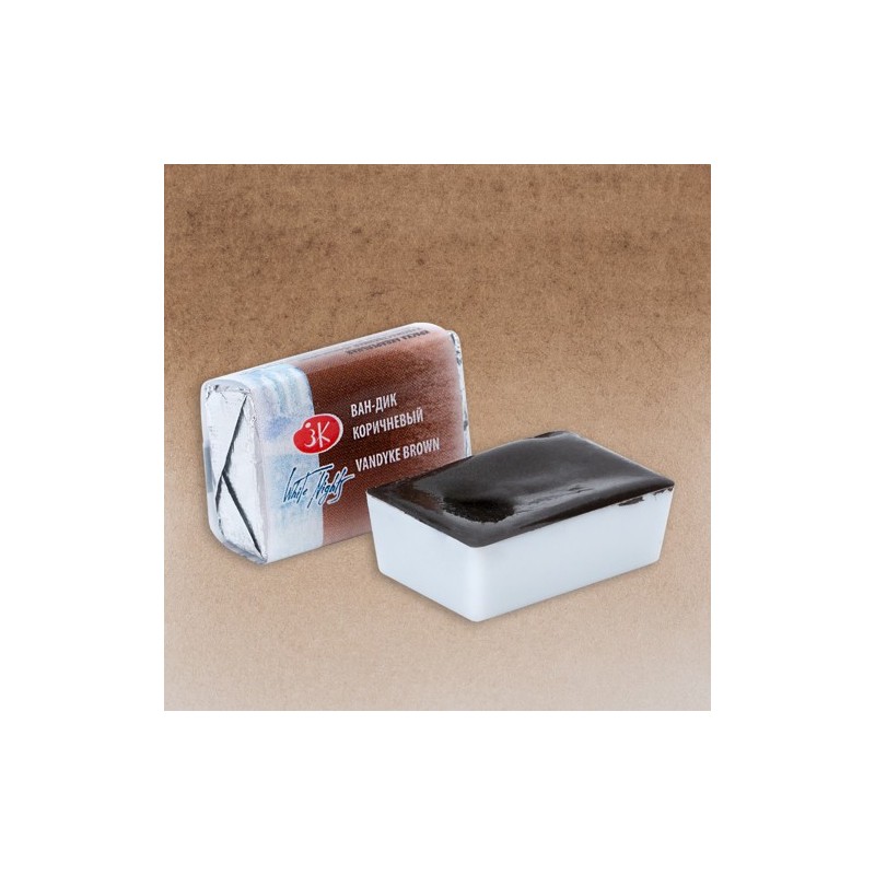 Materiais Belas Artes - Aquarelas White Nights em godet Castanho Vandyke 401 | totenart.com