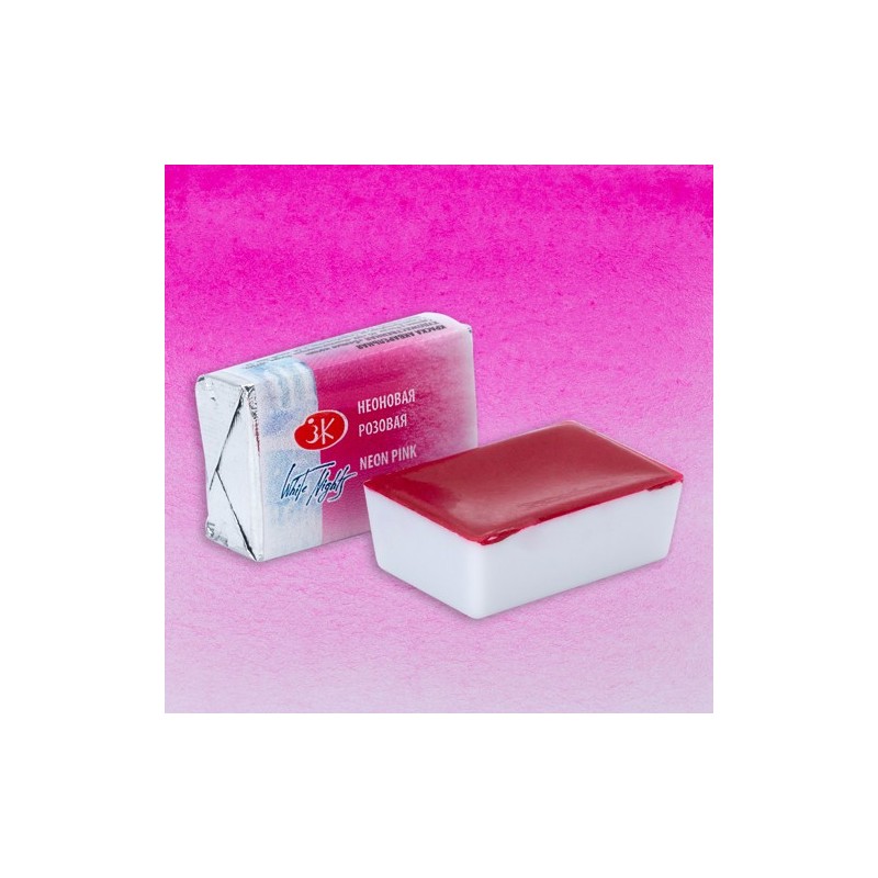 Materiais Belas Artes - Aquarelas White Nights em godet\n \nRosa Neon 368 | totenart.com