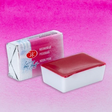 Materiais Belas Artes - Aquarelas White Nights em godet\n \nRosa Neon 368 | totenart.com