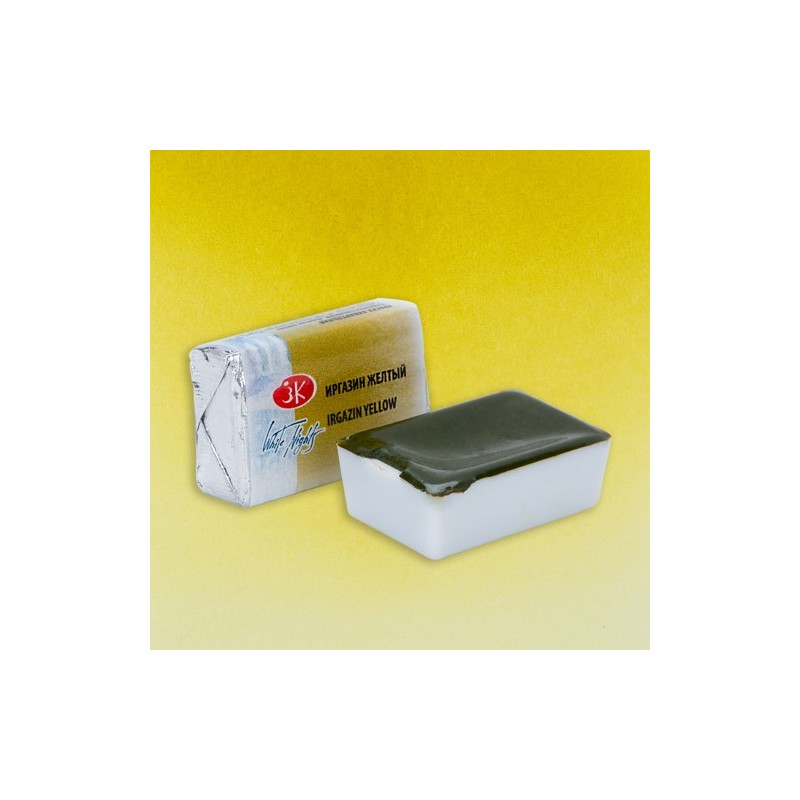 Materiais Belas Artes - Aquarelas White Nights em godet\n Amarelo Irgazin 257 | totenart.com