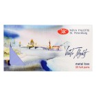 Materiais Belas Artes - Conjunto de 35 godetes, caixa metálica, White Nights | totenart.com