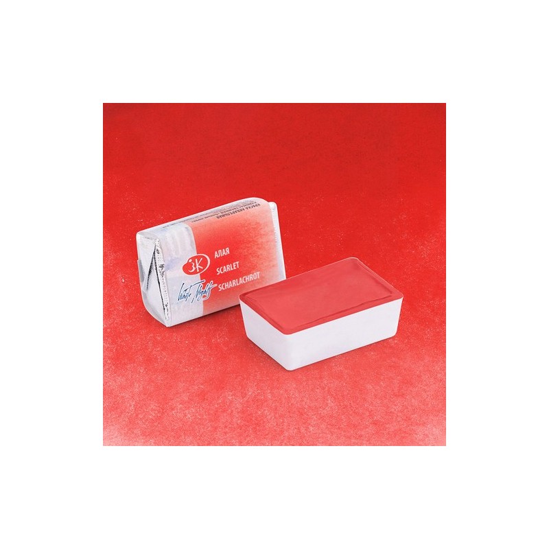 Materiais Belas Artes - Aquarelas White Nights em godet Escarlate 318 | totenart.com