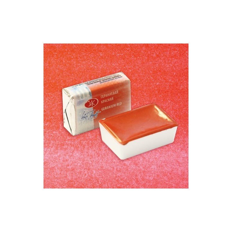 Materiais Belas Artes - Aquarelas White Nights em godet\n \nVermelho Gerânio 364 | totenart.com