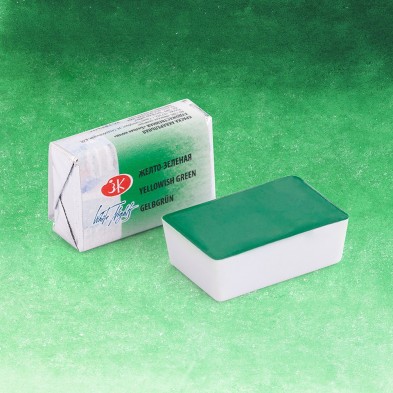 Materiais Belas Artes - Aquarelas White Nights em godet\n Amarelo-Verde 718 | totenart.com