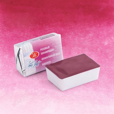 Materiais Belas Artes - Aquarelas White Nights em godet\n  Rosa Quinacridona 324 | totenart.com