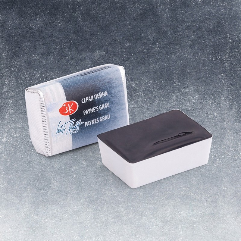 Materiais Belas Artes - Aquarelas White Nights em godet Cinzento Payne 812 | totenart.com