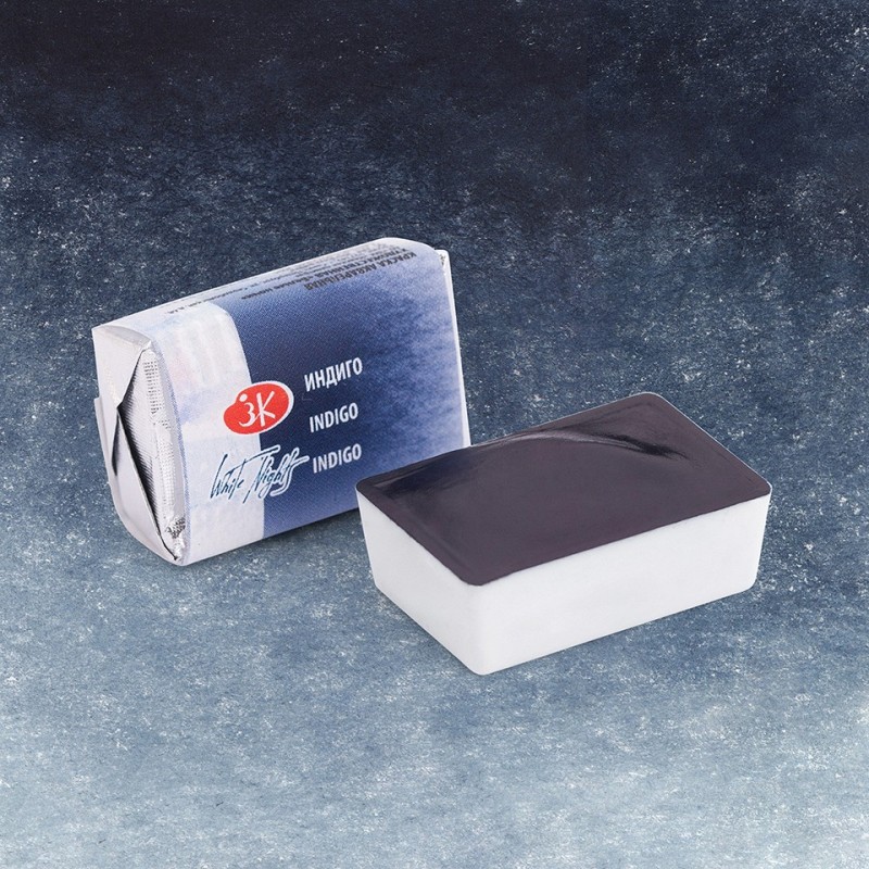 Materiais Belas Artes - Aquarelas White Nights em godet\n Indigo 516 | totenart.com