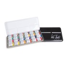 Materiais Belas Artes - Conjunto de 24 godetes, standard, caixa metálica, White Nights | totenart.com