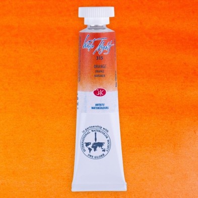 Materiais Belas Artes - Aquarelas White Nights no tubo 10 ml. Laranja 315 | totenart.com