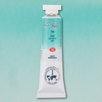 Materiais Belas Artes - Aquarelas White Nights no tubo 10 ml. Hortelã 735 | totenart.com