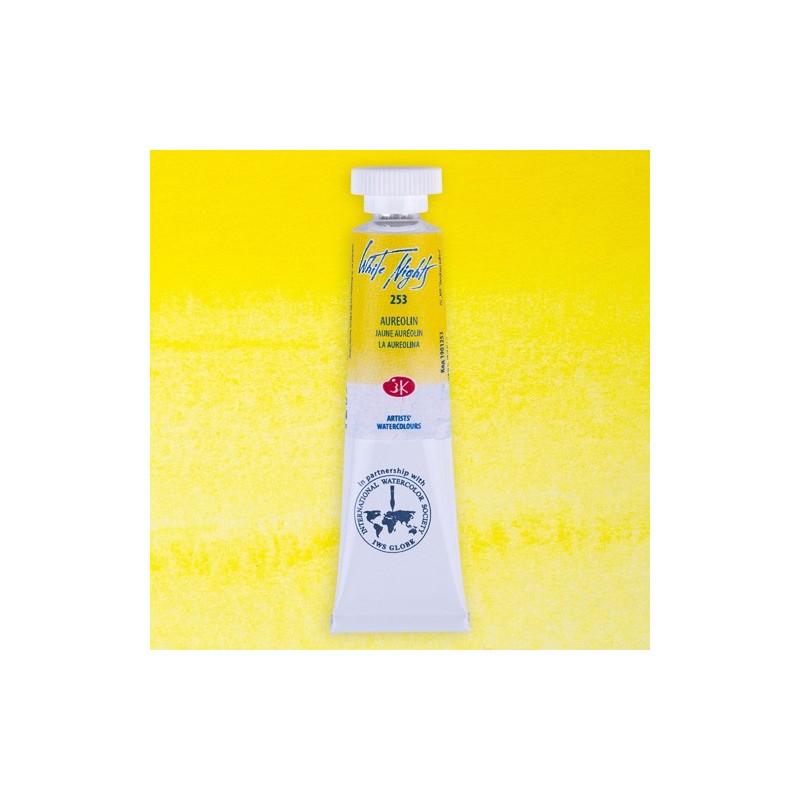 Materiais Belas Artes - Aquarelas White Nights no tubo 10 ml. Aureolin 253 | totenart.com