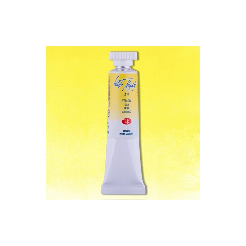 Materiais Belas Artes - Aquarelas White Nights no tubo 10 ml. Amarelo 211 | totenart.com