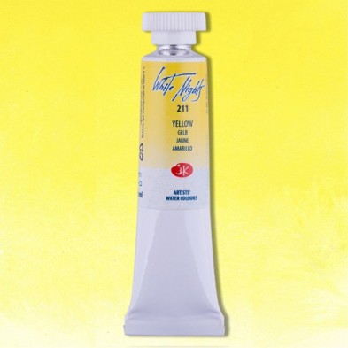 Materiais Belas Artes - Aquarelas White Nights no tubo 10 ml. Amarelo 211 | totenart.com