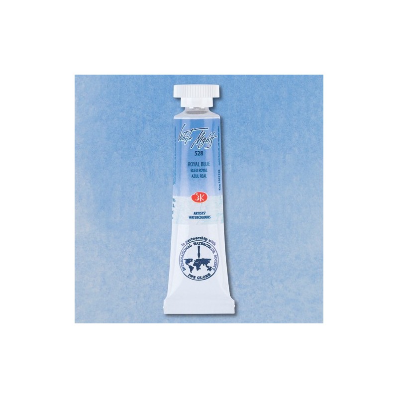 Materiais Belas Artes - Aquarelas White Nights no tubo 10 ml. Azul Real 528 | totenart.com