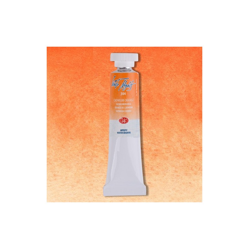 Materiais Belas Artes - Aquarelas White Nights no tubo 10 ml. Laranja Cádmio 304 | totenart.com