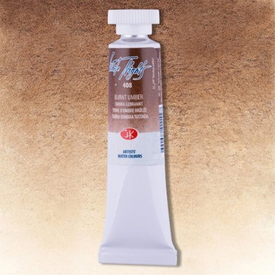 Materiais Belas Artes - Aquarelas White Nights no tubo 10 ml. Sombra Quimada 408 | totenart.com