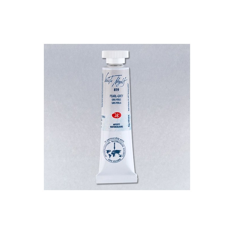 Materiais Belas Artes - Aquarelas White Nights no tubo 10 ml. Cinza Pérola 819 | totenart.com