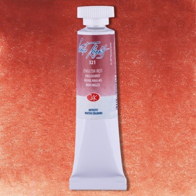 Materiais Belas Artes - Aquarelas White Nights no tubo 10 ml. Vermelho Inglês 321 | totenart.com