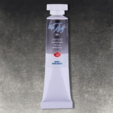 Materiais Belas Artes - Aquarelas White Nights no tubo 10 ml. Preto Fumo 801 | totenart.com