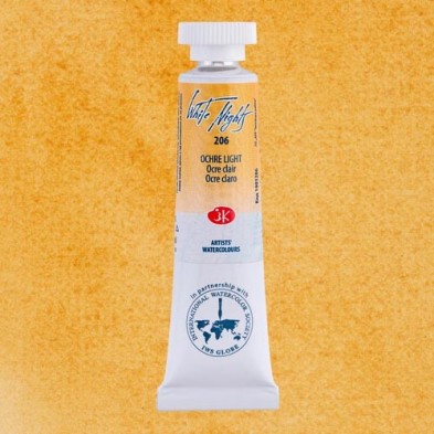 Materiais Belas Artes - Aquarelas White Nights no tubo 10 ml. Ocre Claro 206 | totenart.com