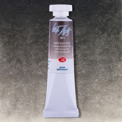 Materiais Belas Artes - Aquarelas White Nights no tubo 10 ml. Tono Preto Marfim 811 | totenart.com