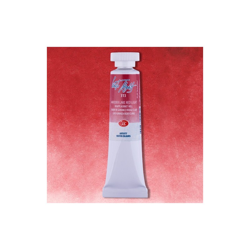 Materiais Belas Artes - Aquarelas White Nights no tubo 10 ml. Laca Granza Vermelho Claro 313 | totenart.com