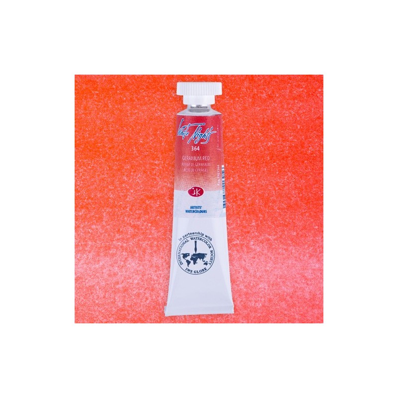 Materiais Belas Artes - Aquarelas White Nights no tubo 10 ml. \nVermelho Gerânio 364 | totenart.com