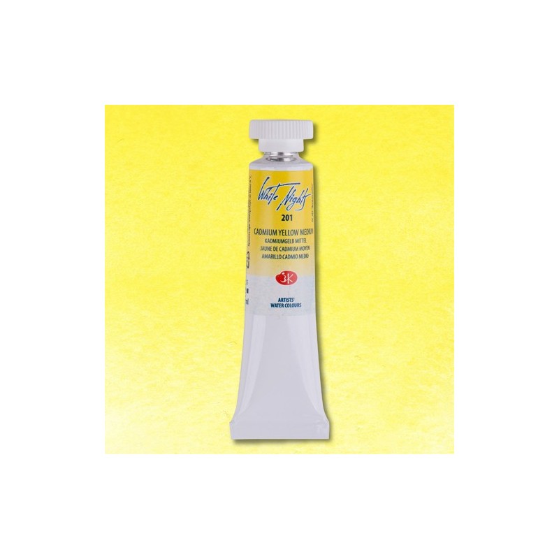 Materiais Belas Artes - Aquarelas White Nights no tubo 10 ml. Cadmium Amarelo Medium 201 | totenart.com