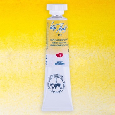 Materiais Belas Artes - Aquarelas White Nights no tubo 10 ml. Nápoles Amarelo Claro 219 | totenart.com