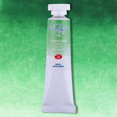 Materiais Belas Artes - Aquarelas White Nights no tubo 10 ml. Amarelo-Verde 718 | totenart.com