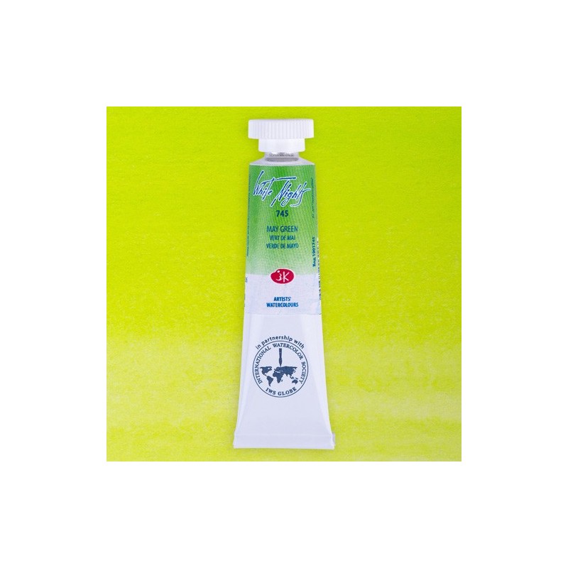 Materiais Belas Artes - Aquarelas White Nights no tubo 10 ml. Verde Maio 745 | totenart.com