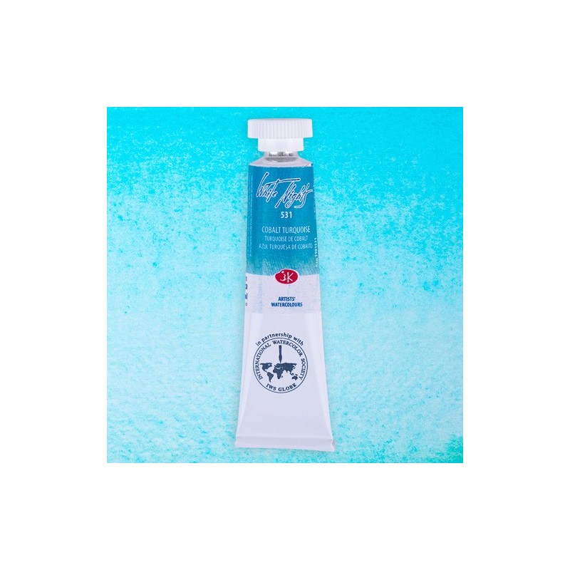 Materiais Belas Artes - Aquarelas White Nights no tubo 10 ml. Turquesa de Cobalto 531 | totenart.com