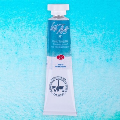 Materiais Belas Artes - Aquarelas White Nights no tubo 10 ml. Turquesa de Cobalto 531 | totenart.com
