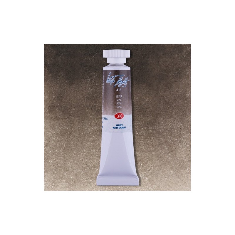 Materiais Belas Artes - Aquarelas White Nights no tubo 10 ml. Sépia 413 | totenart.com