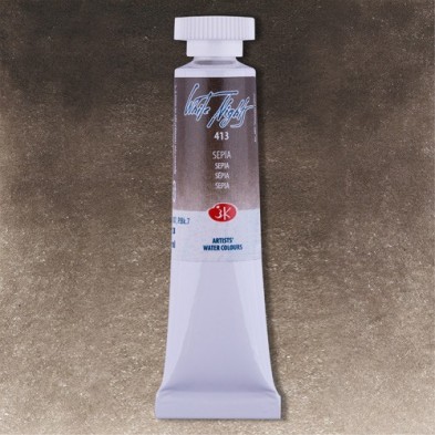 Materiais Belas Artes - Aquarelas White Nights no tubo 10 ml. Sépia 413 | totenart.com