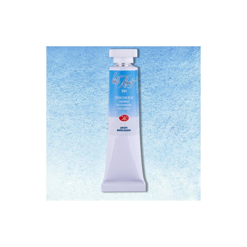 Materiais Belas Artes - Aquarelas White Nights no tubo 10 ml. Azul Ceruleo 503 | totenart.com