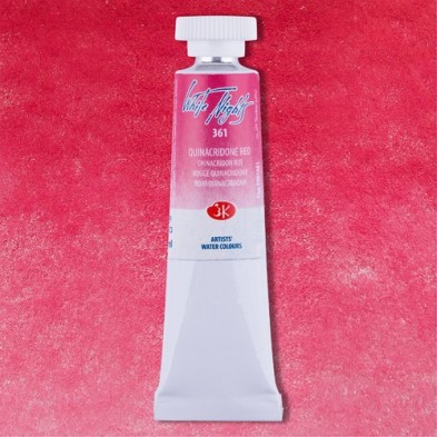 Materiais Belas Artes - Aquarelas White Nights no tubo 10 ml. Vermelho Quinacridona 361 | totenart.com