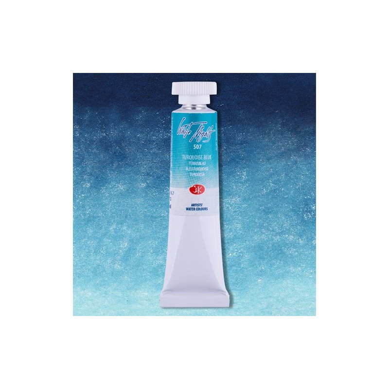Materiais Belas Artes - Aquarelas White Nights no tubo 10 ml. Turquesa 507 | totenart.com