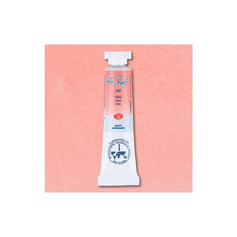 Materiais Belas Artes - Aquarelas White Nights no tubo 10 ml. Coral 355 | totenart.com
