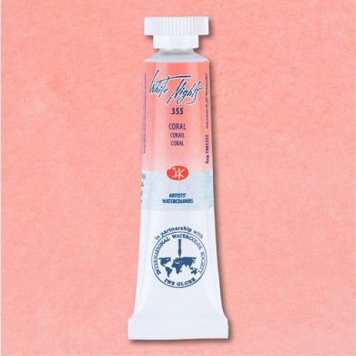 Materiais Belas Artes - Aquarelas White Nights no tubo 10 ml. Coral 355 | totenart.com