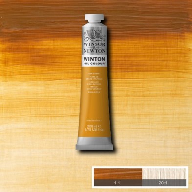 Materiais Belas Artes - Oleo Winton W&N, Terra natural de Siena\n, 200 ml. | totenart.com